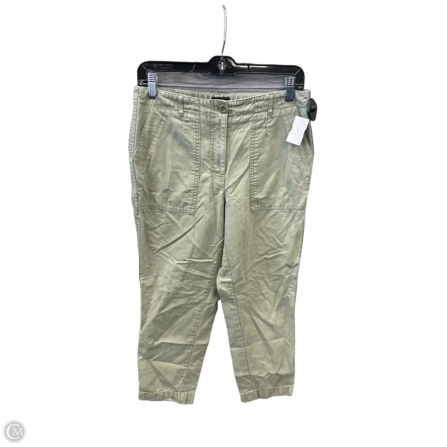 Pants Cropped By Talbots In Green, Size: 8