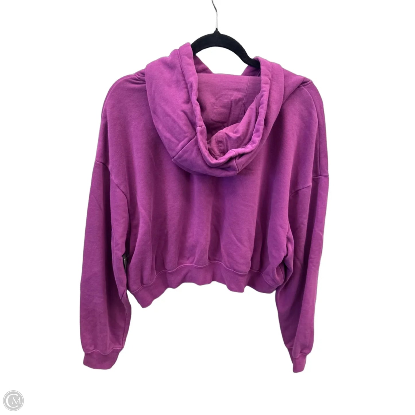Sweatshirt Hoodie By Nike Apparel In Purple, Size: M