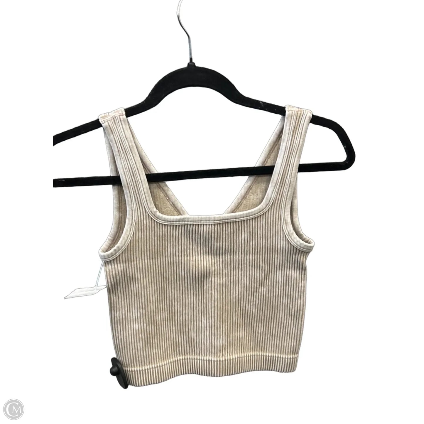 Top Sleeveless By Zenana In Beige, Size: L