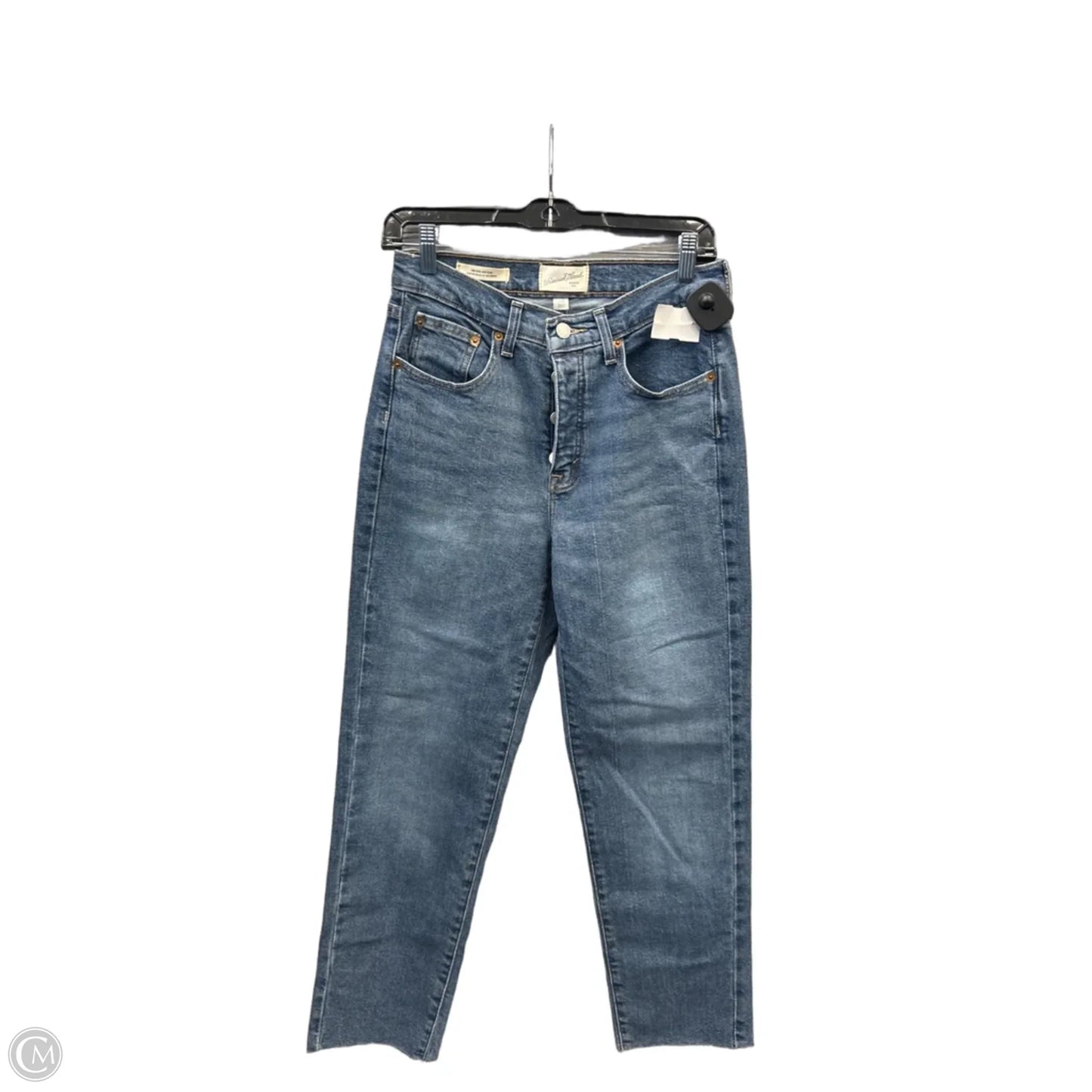 Jeans Straight By Universal Thread In Blue Denim, Size: 8