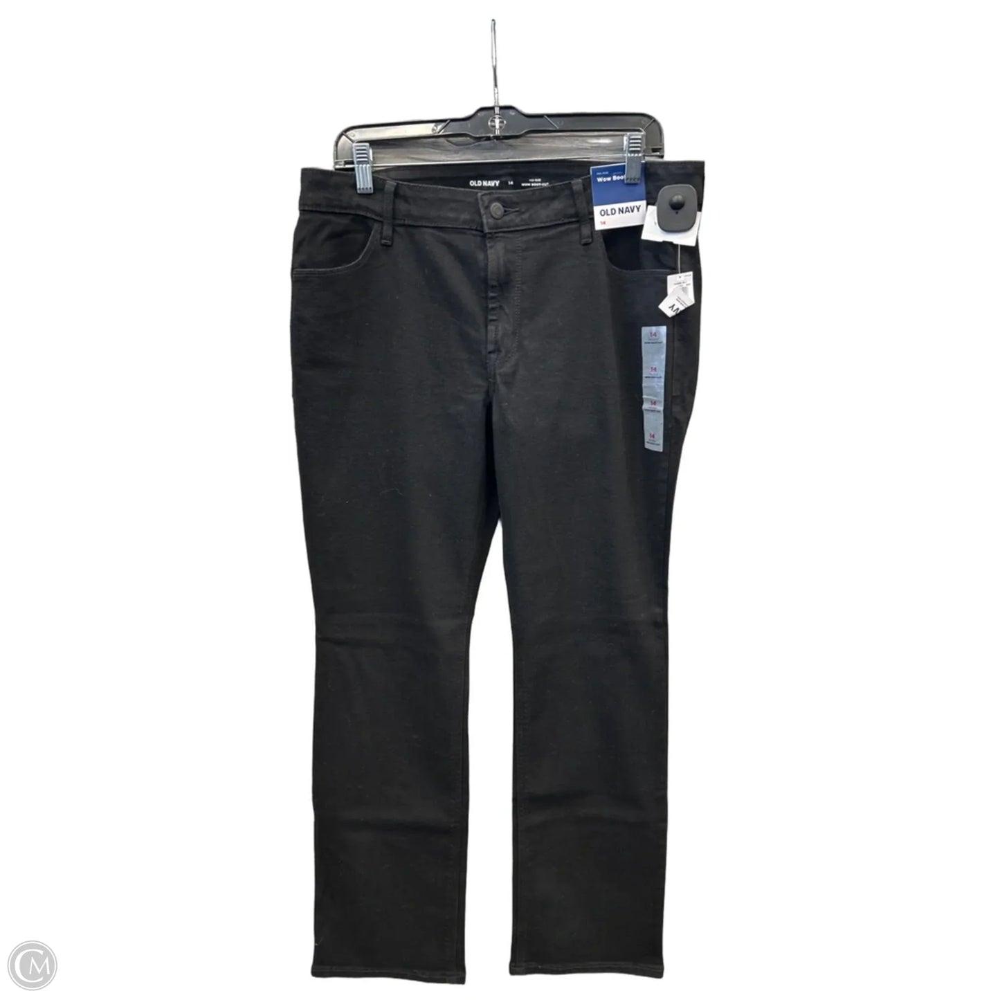 Jeans Boot Cut By Old Navy In Black Denim, Size: 14