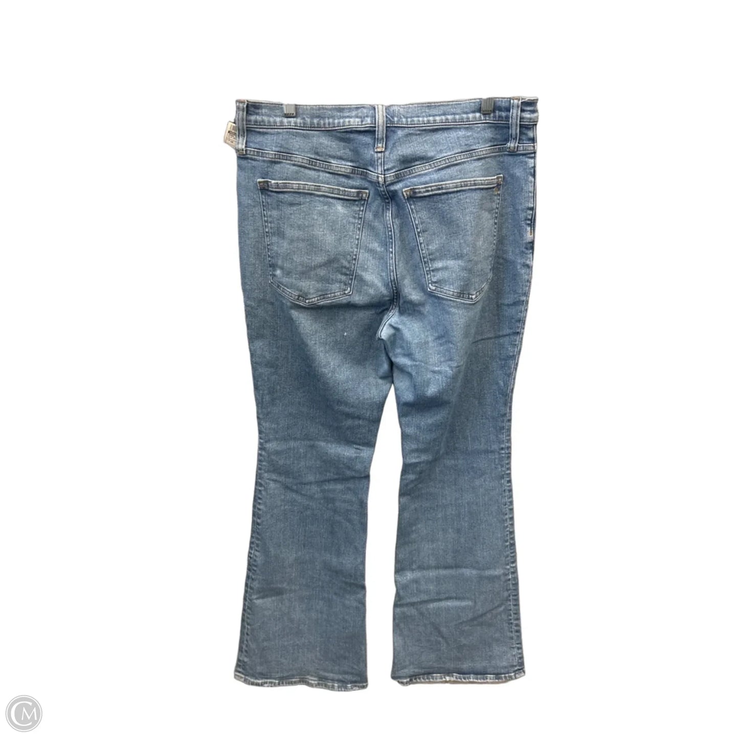 Jeans Flared By Madewell In Blue Denim, Size: 14
