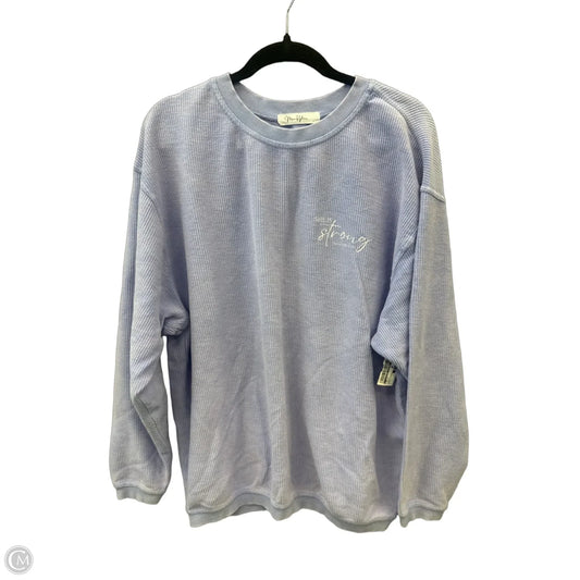 Top Long Sleeve By Clothes Mentor In Purple, Size: L