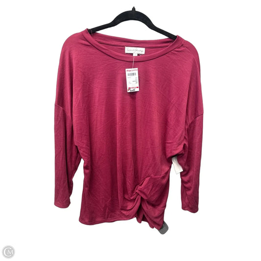 Top Long Sleeve By French Laundry In Red, Size: Xl