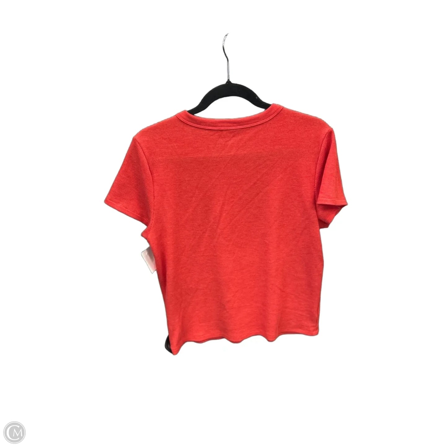 Top Short Sleeve By American Eagle In Orange, Size: Xl