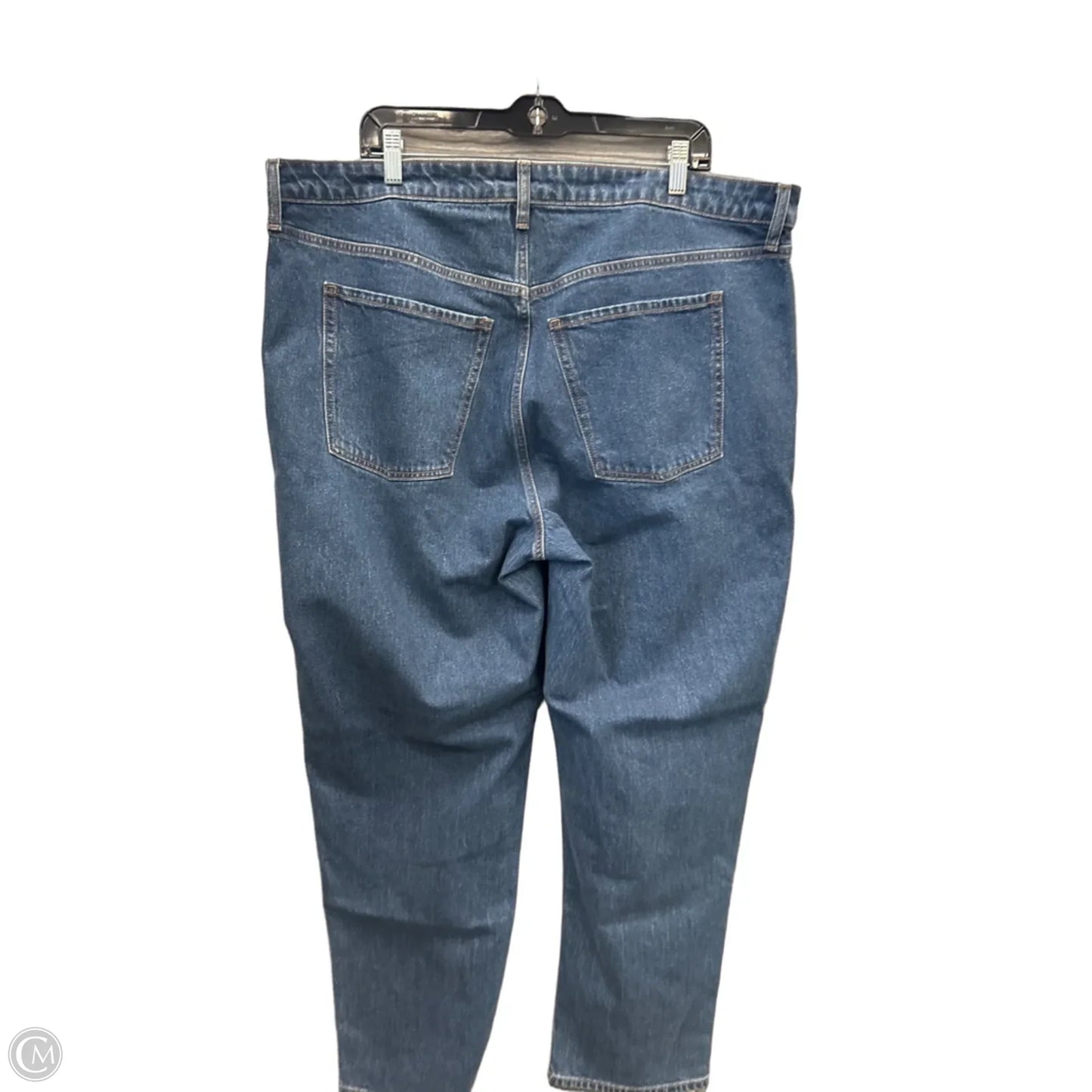 Jeans Straight By Old Navy In Blue Denim, Size: 20