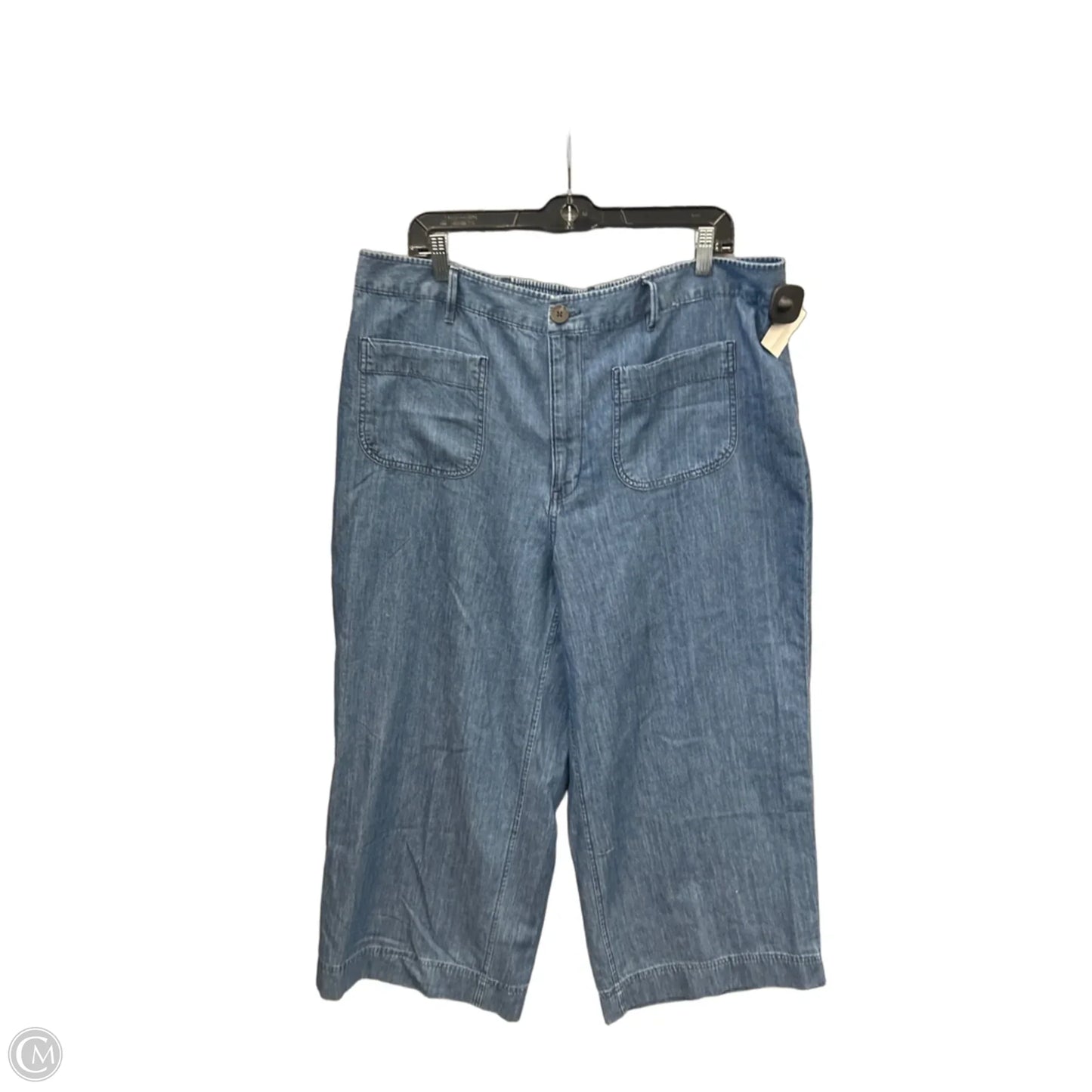 Pants Cropped By Free Assembly In Blue Denim, Size: 20
