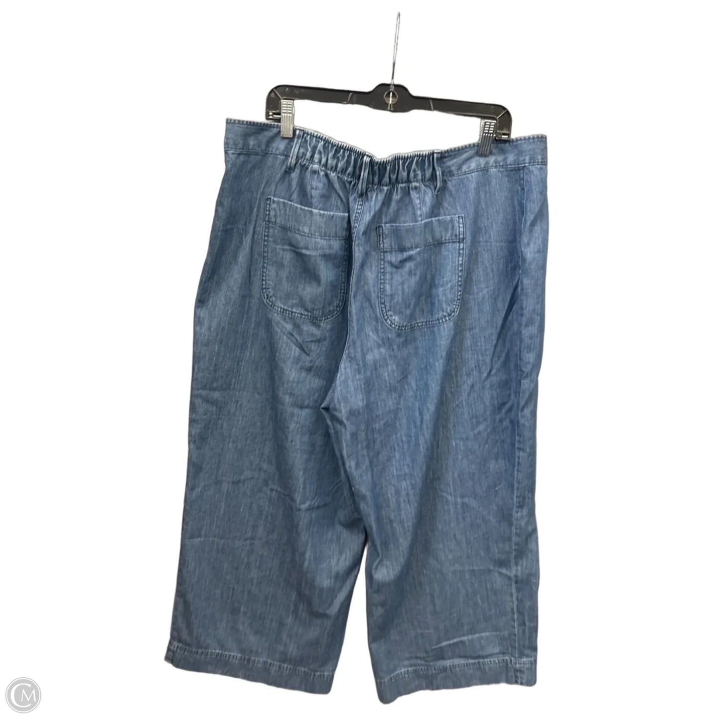 Pants Cropped By Free Assembly In Blue Denim, Size: 20