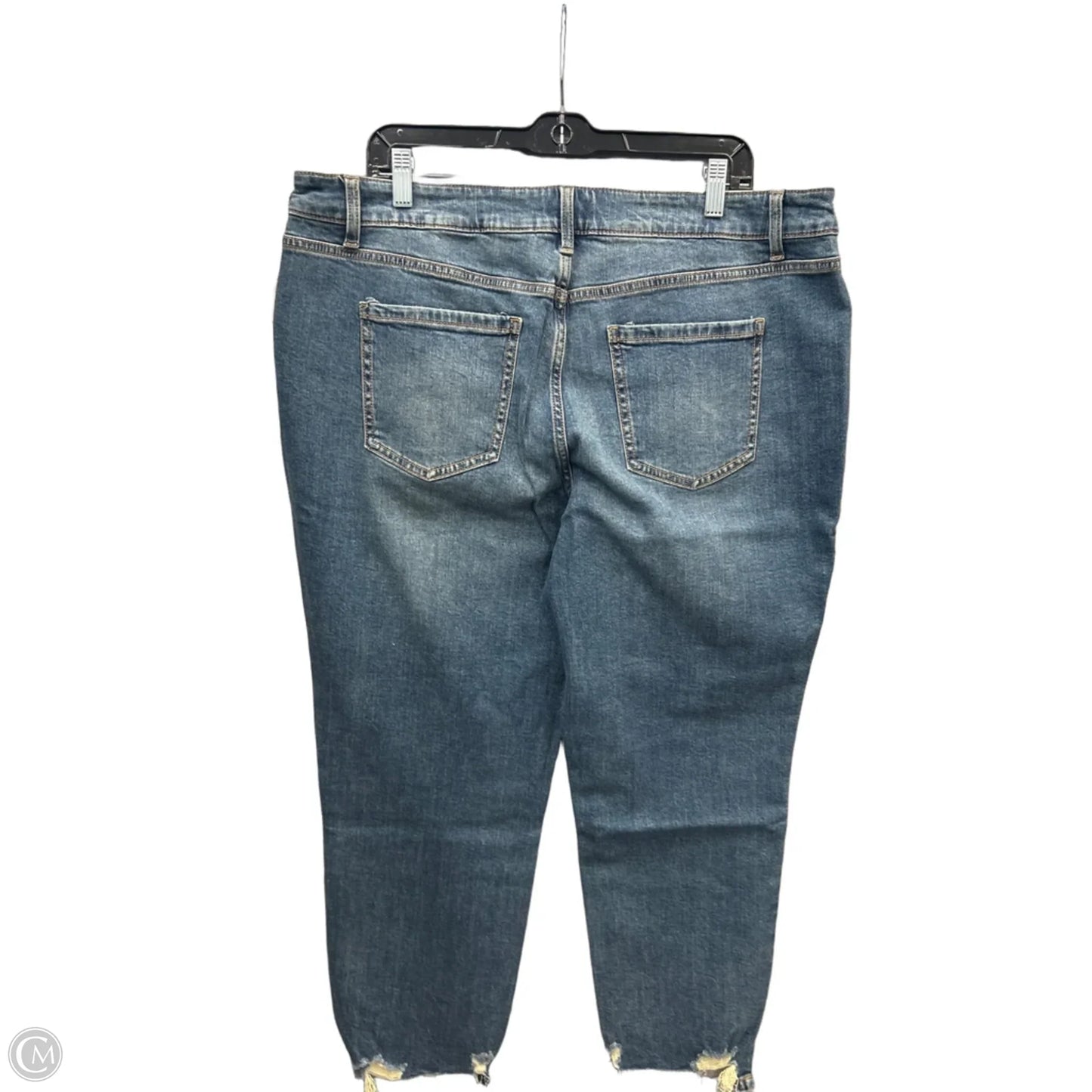 Jeans Skinny By Time And Tru In Blue Denim, Size: 20