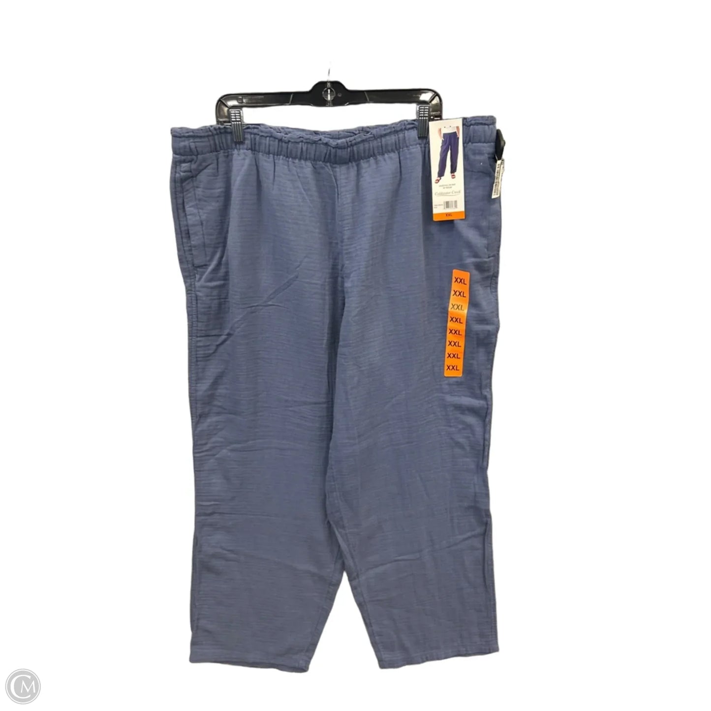 Pants Linen By Coldwater Creek In Blue, Size: 18