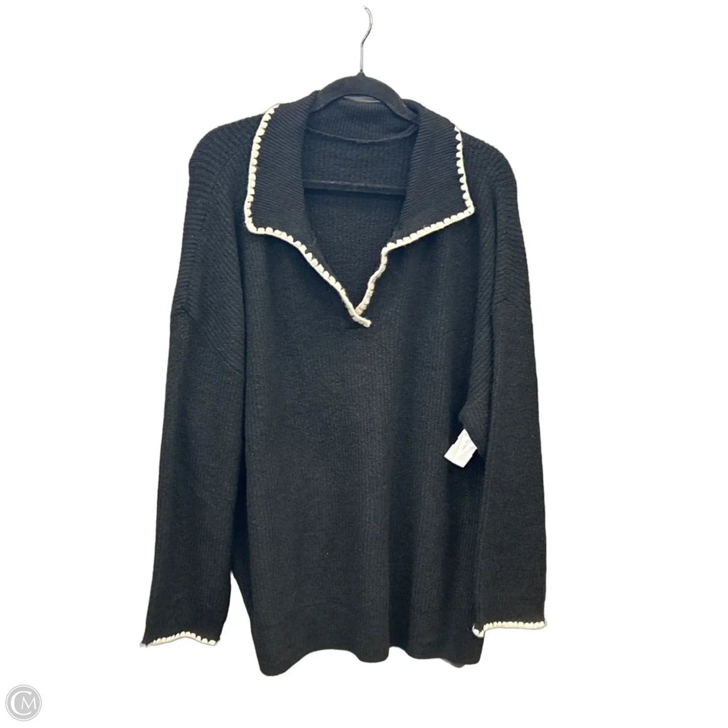 Sweater By Shein In Black, Size: 2x