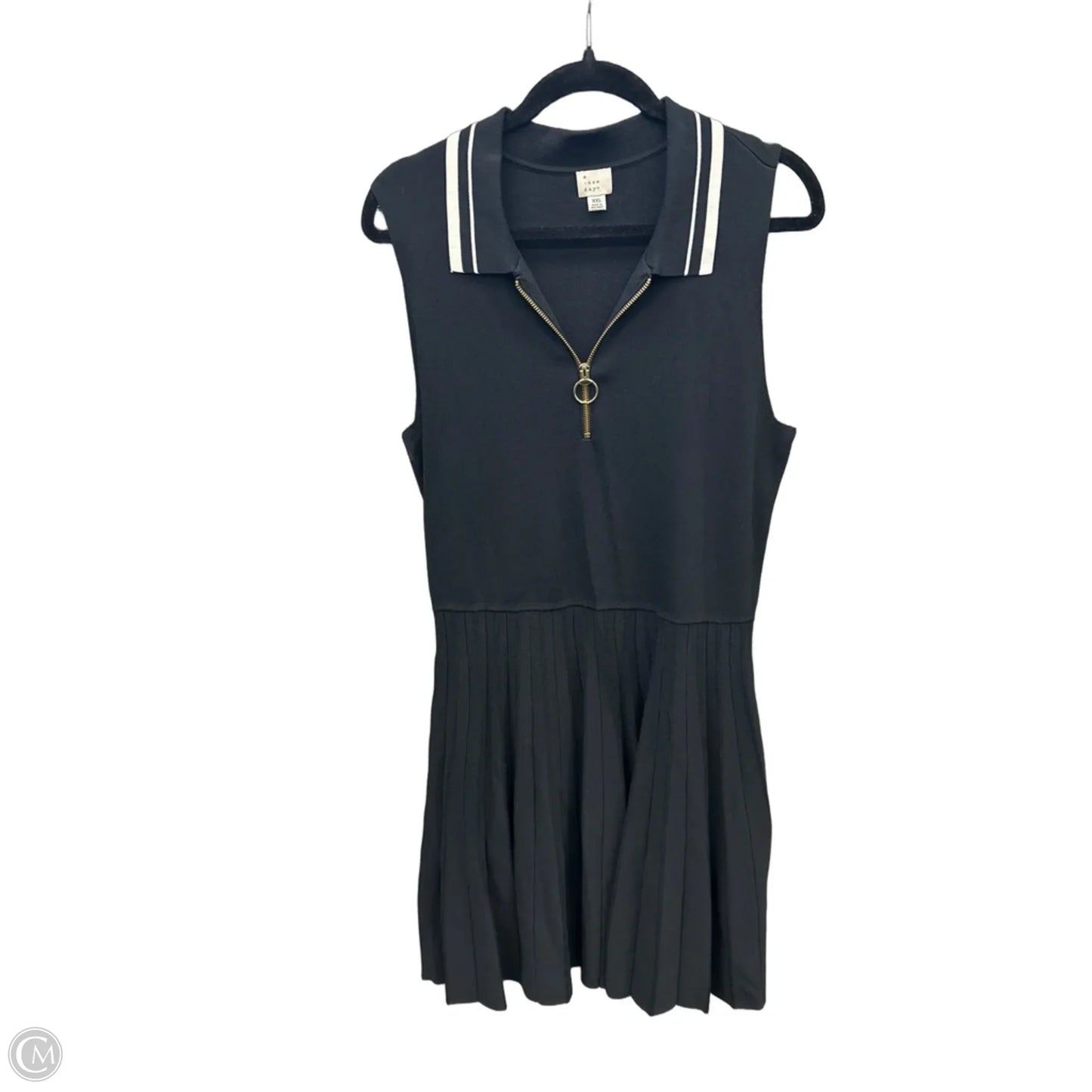 Dress Casual Midi By A New Day In Black, Size: Xxl