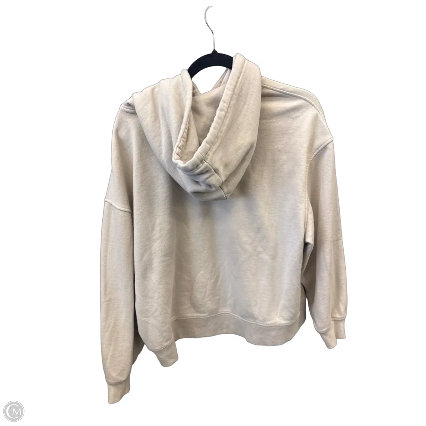Sweatshirt Hoodie By Garage In Cream, Size: M
