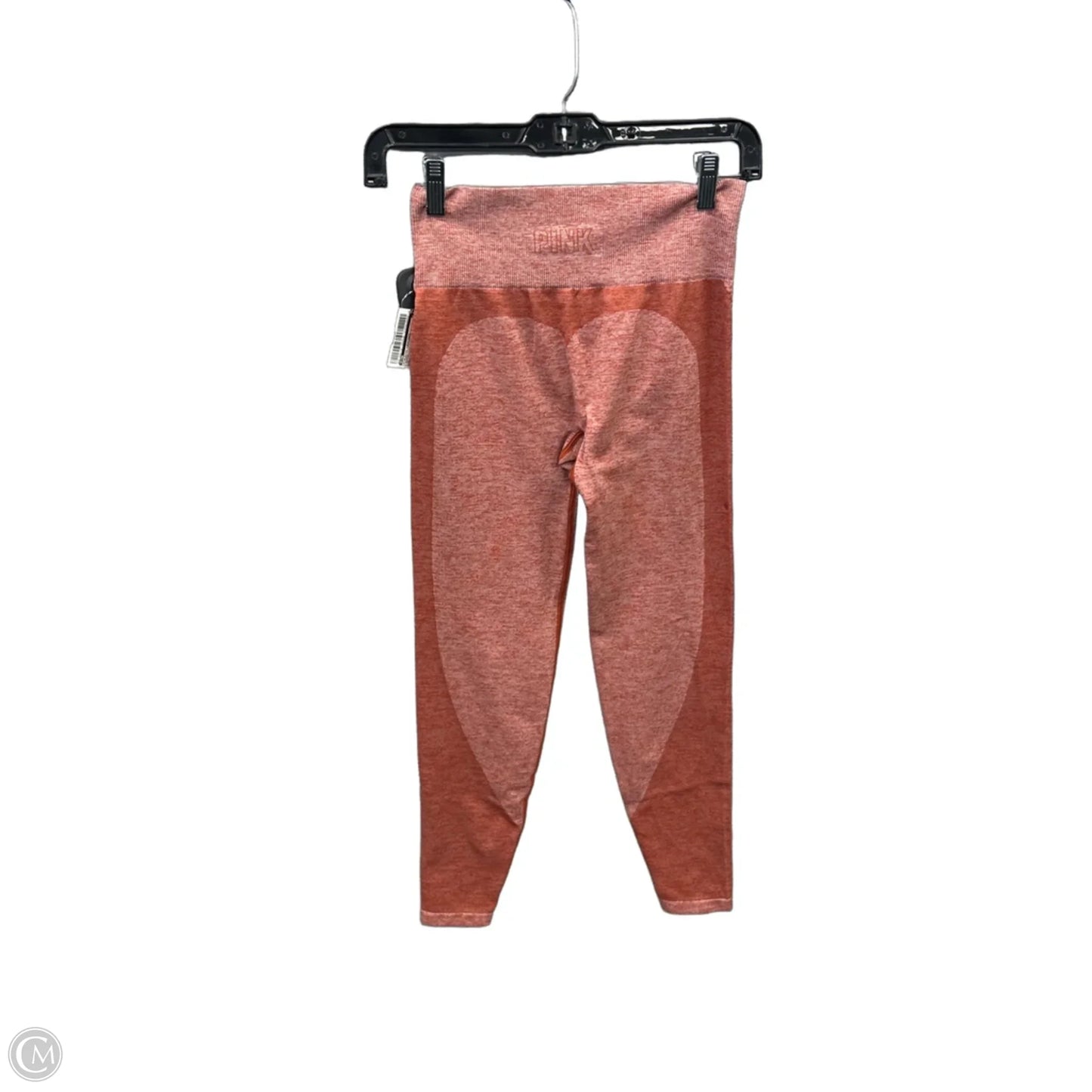 Athletic Leggings By Pink In Orange, Size: Xs