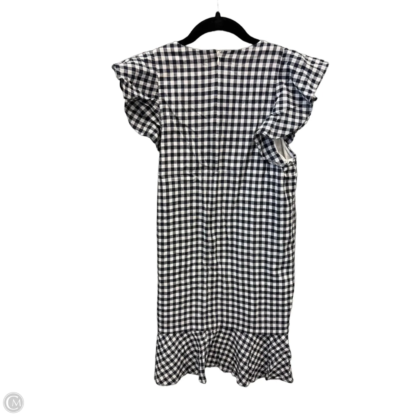 Dress Casual Short By Madewell In Plaid Pattern, Size: S