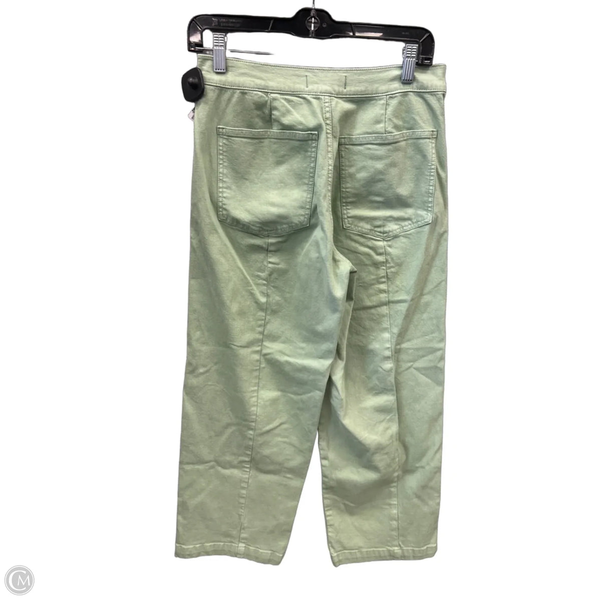Pants Cropped By Madewell In Green, Size: 6