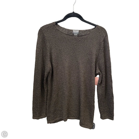 Top Long Sleeve By Chicos In Brown, Size: L