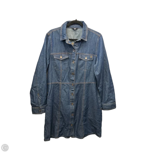 Dress Designer By Frye In Blue Denim, Size: L