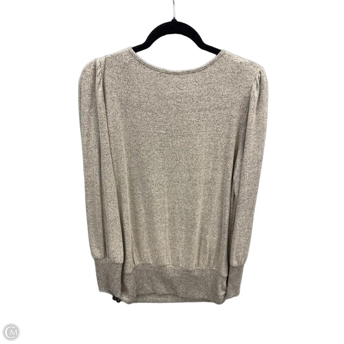 Top Long Sleeve By Apt 9 In Grey, Size: Xl