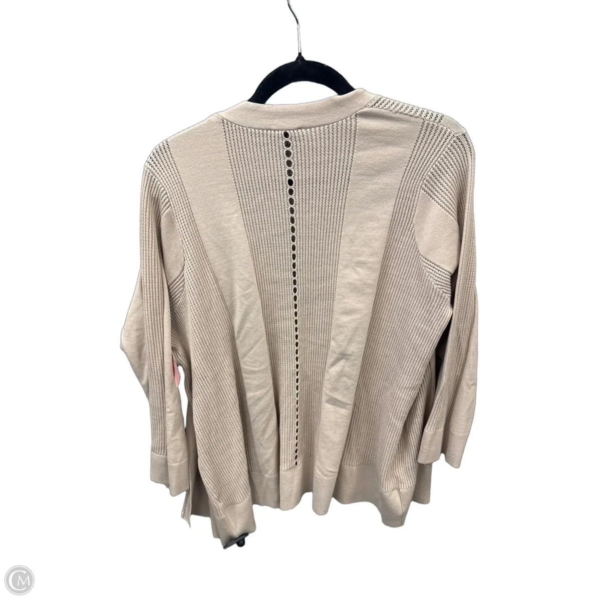 Cardigan By Cyrus In Beige, Size: 2x