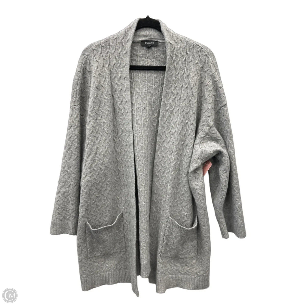 Cardigan By Calligraphie In Grey, Size: 3x