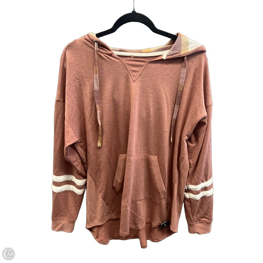 Sweatshirt Hoodie By Maurices In Orange, Size: L