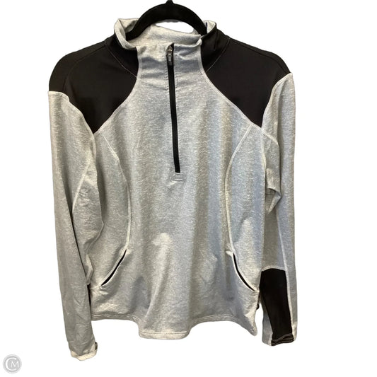Athletic Sweatshirt Collar By Tek Gear In Grey, Size: Xl