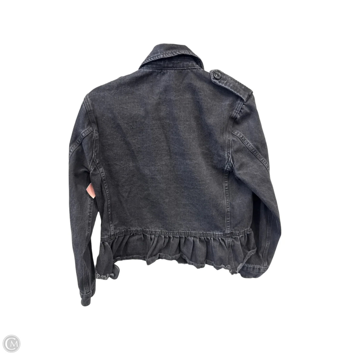 Jacket Denim By Gilli In Black Denim, Size: S