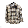 Top Long Sleeve By Old Navy In Plaid Pattern, Size: S