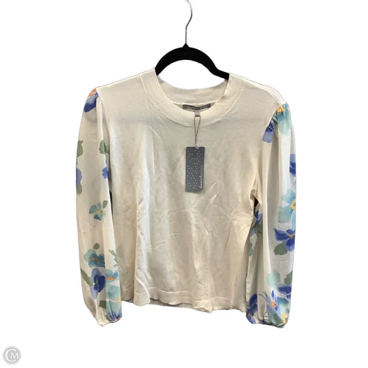 Top Long Sleeve By Daniel Rainn In Cream, Size: L
