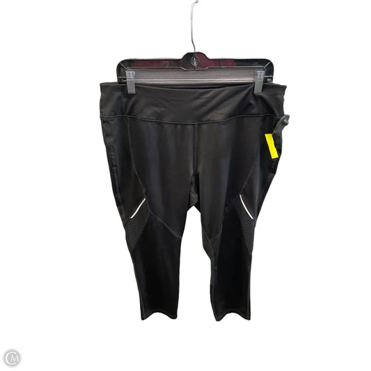 Athletic Leggings Capris By Avia In Black, Size: L