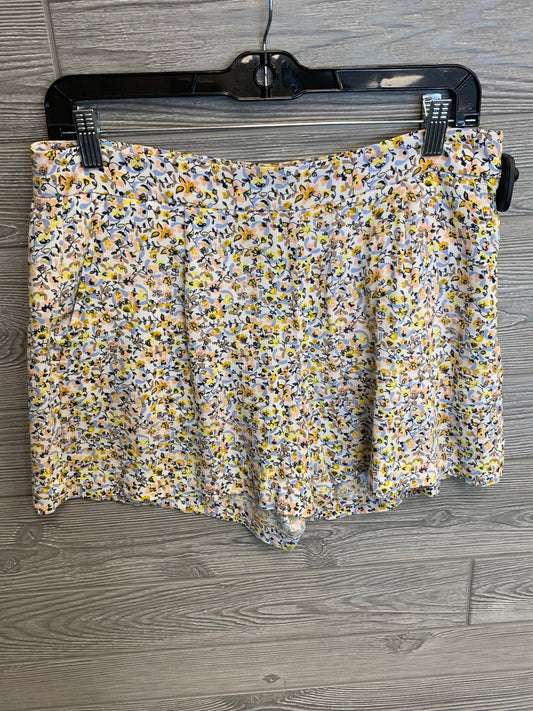 Floral Print Shorts Loft, Size 6