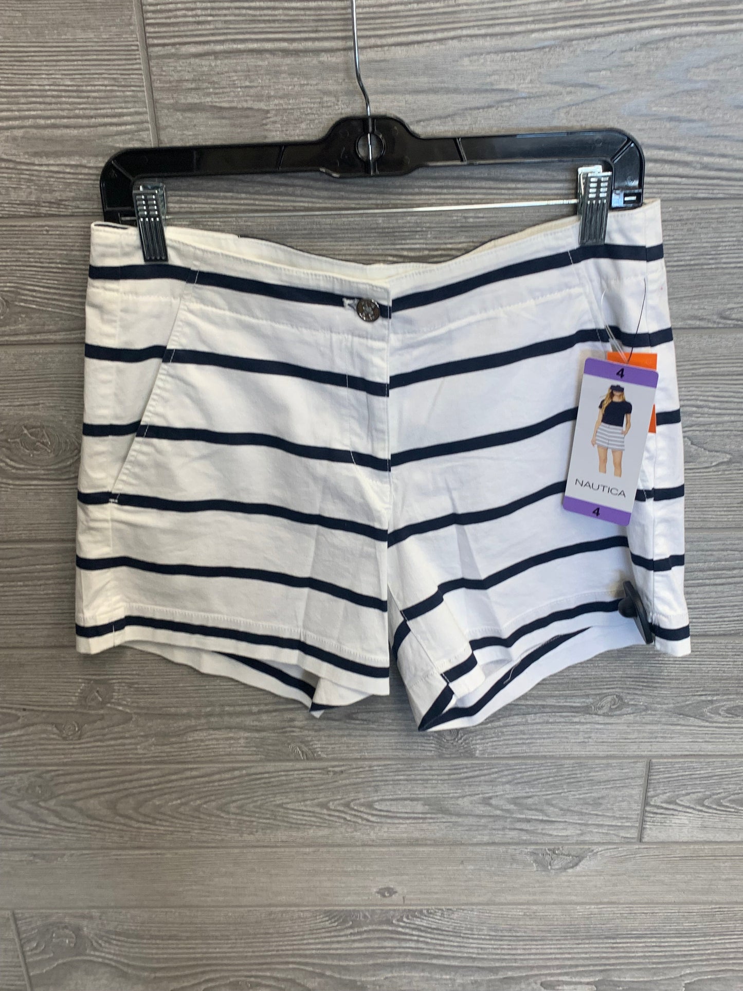 Striped Pattern Shorts Nautica, Size 4