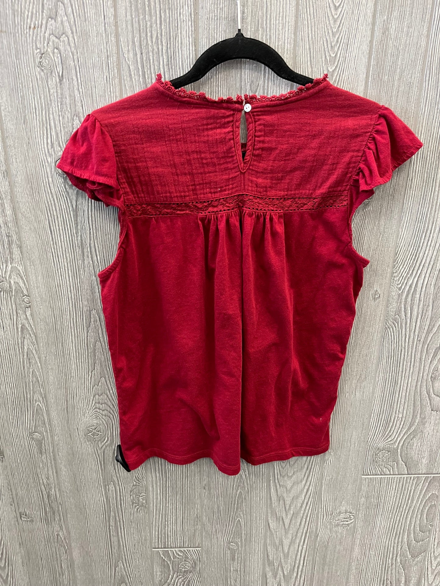 Red Top Sleeveless Lucky Brand, Size M
