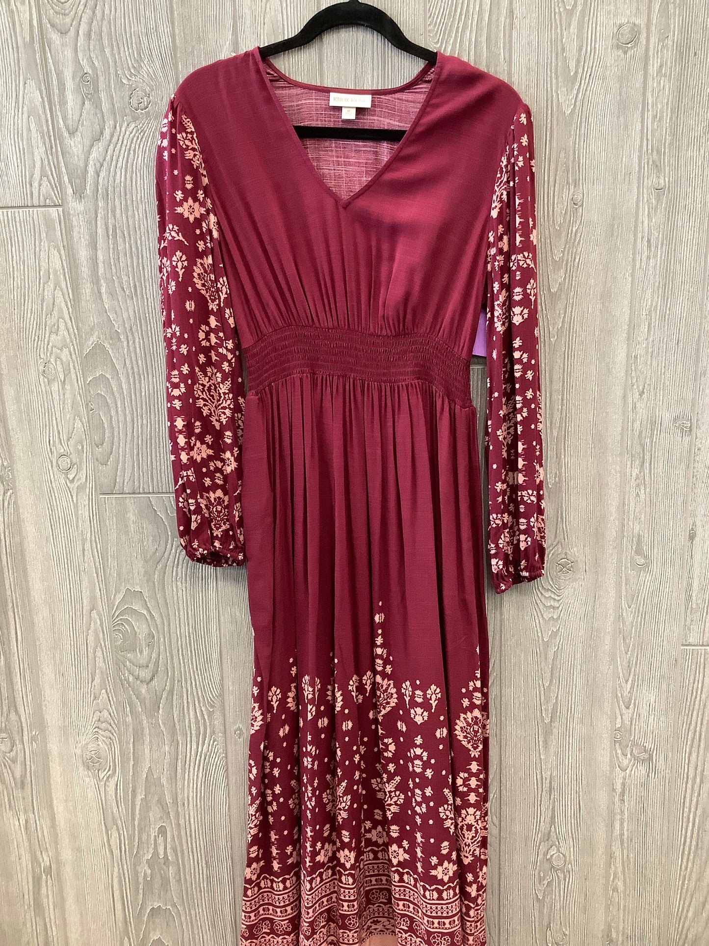 Dress Casual Maxi By Knox Rose In Red, Size: Xs