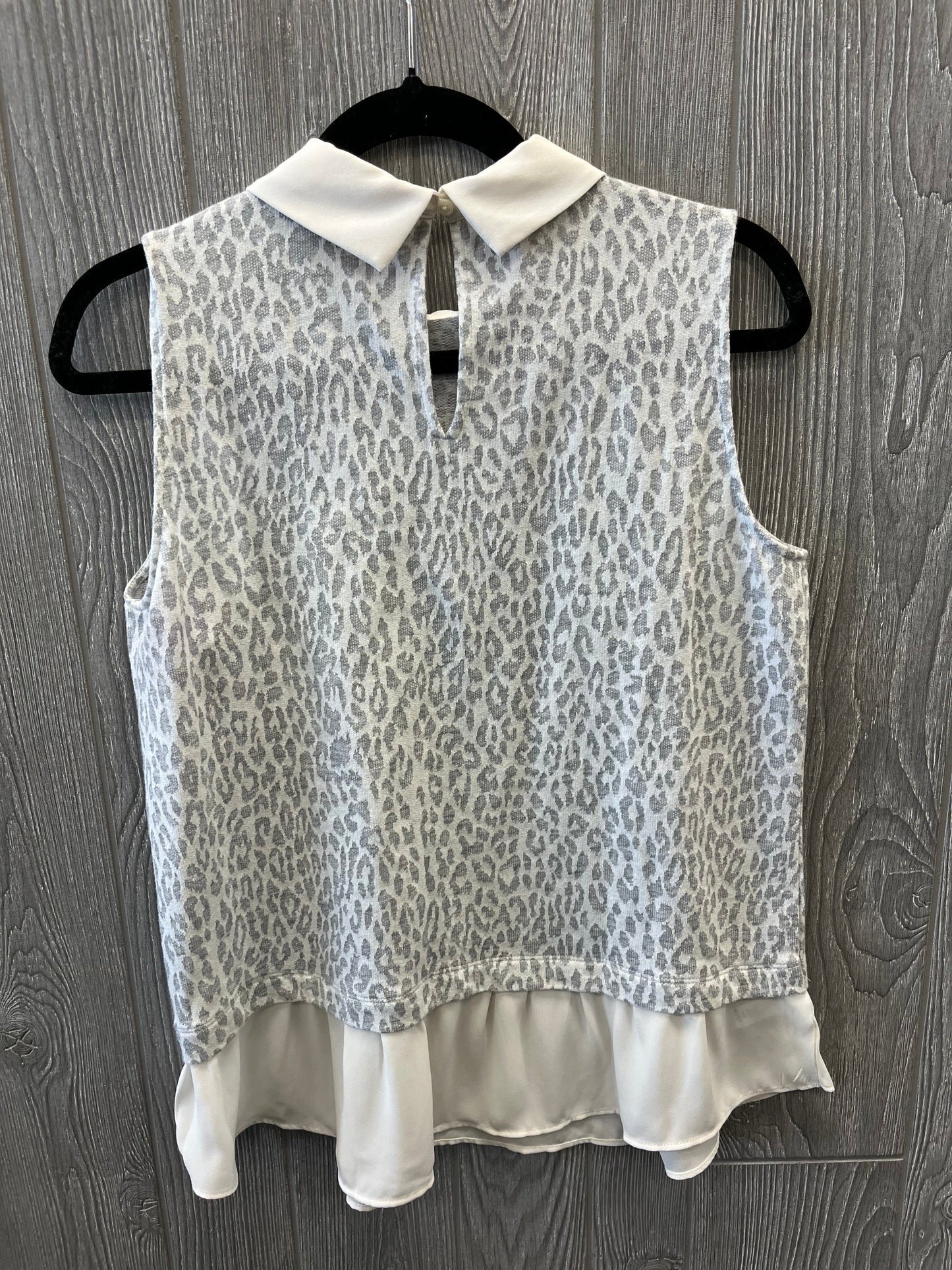 Animal Print Top Sleeveless Loft, Size S