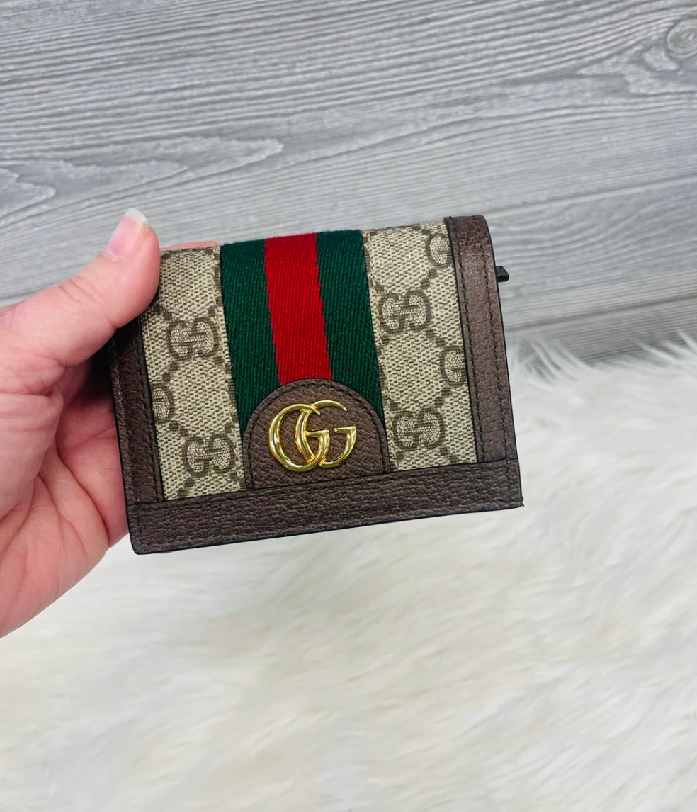 Wallet Luxury Designer Gucci, Size Small