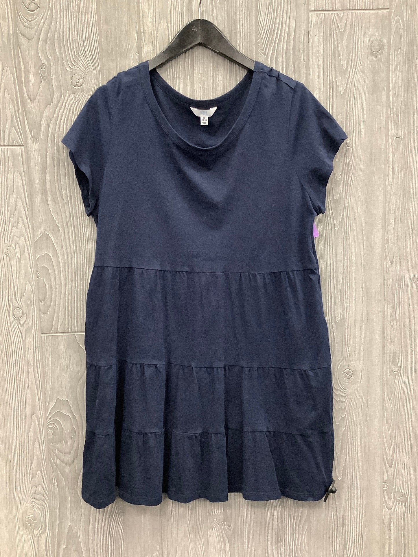 Dress Casual Short By Time And Tru In Navy, Size: Xl