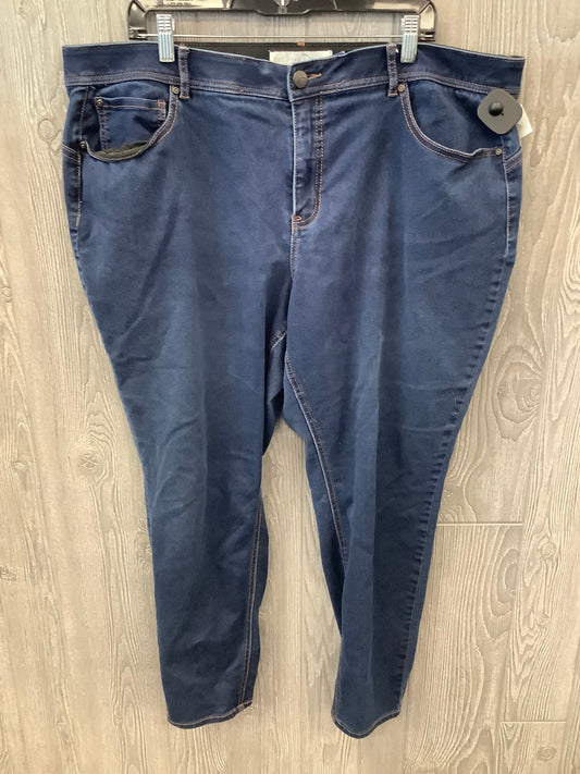 Blue Denim Jeans Skinny Cato, Size 22