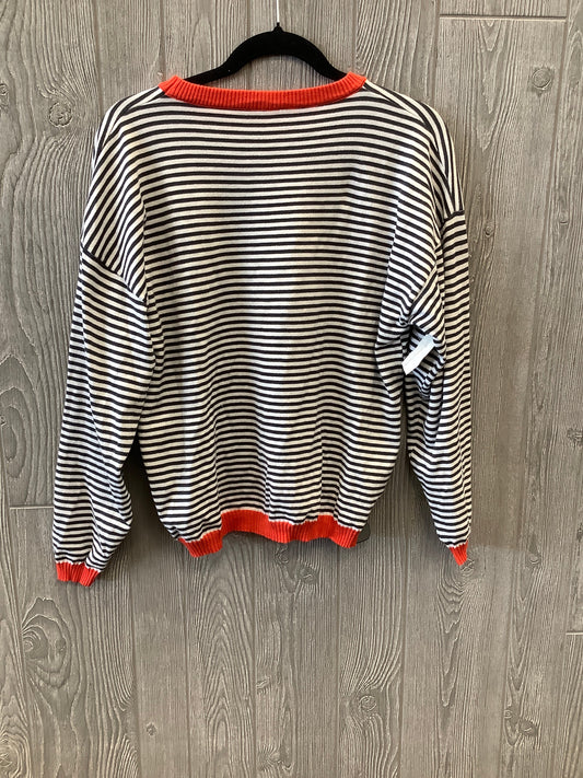 Striped Pattern Sweater Clothes Mentor, Size M