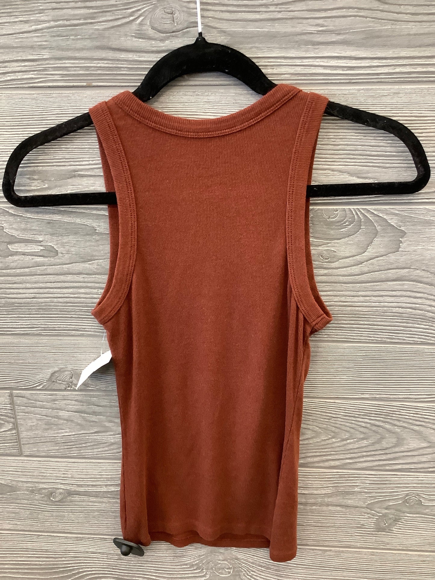 Top Sleeveless By A New Day In Brown, Size: S