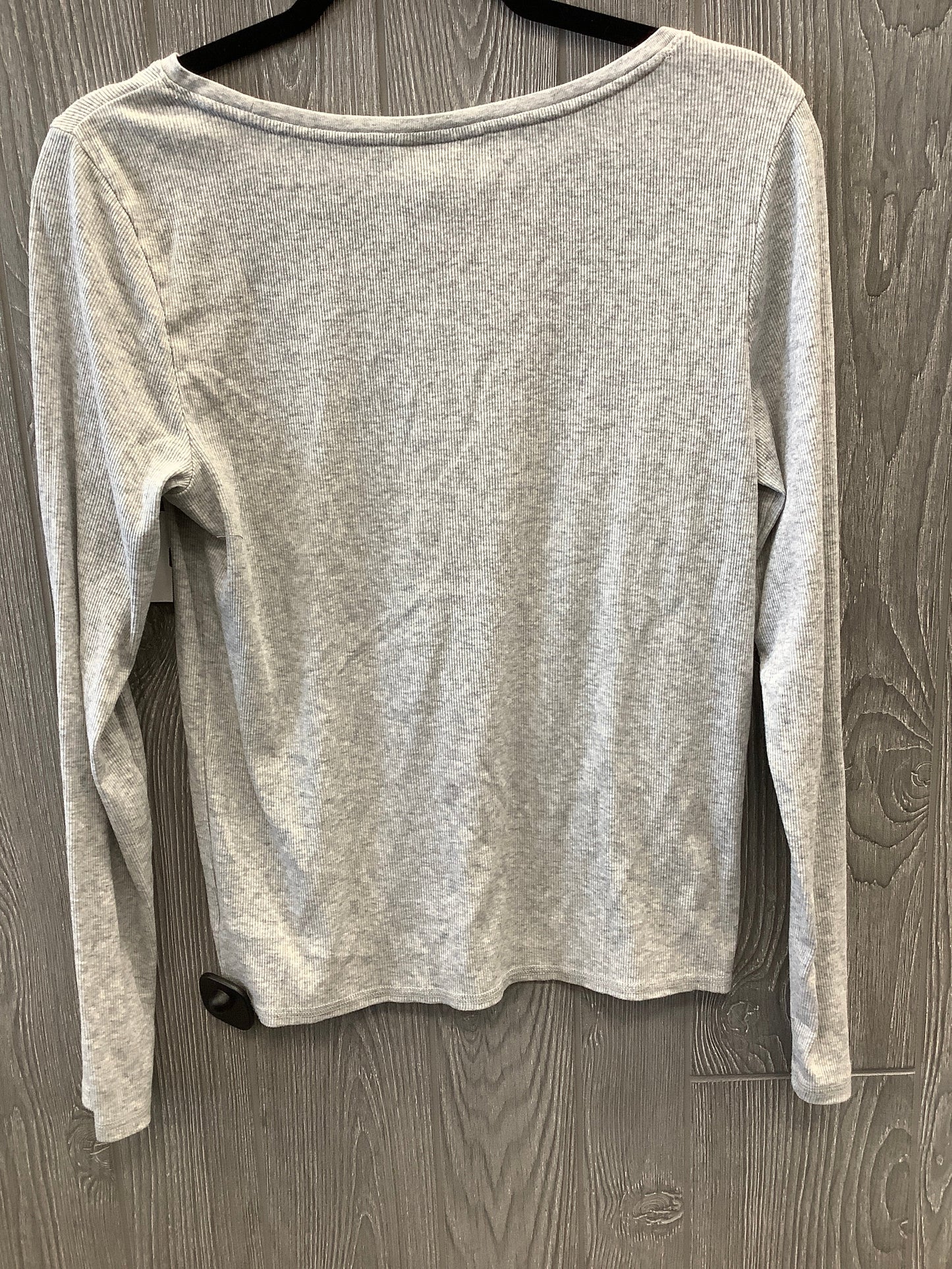 Top Long Sleeve Basic By Universal Thread In Grey, Size: L