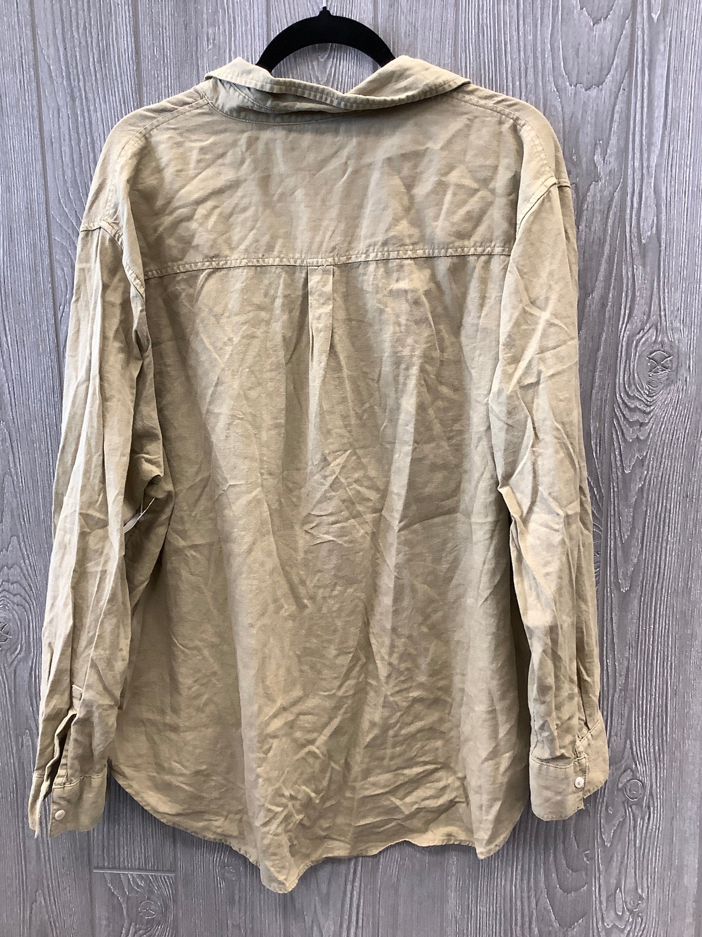 Top Long Sleeve By Aerie In Green, Size: Xl