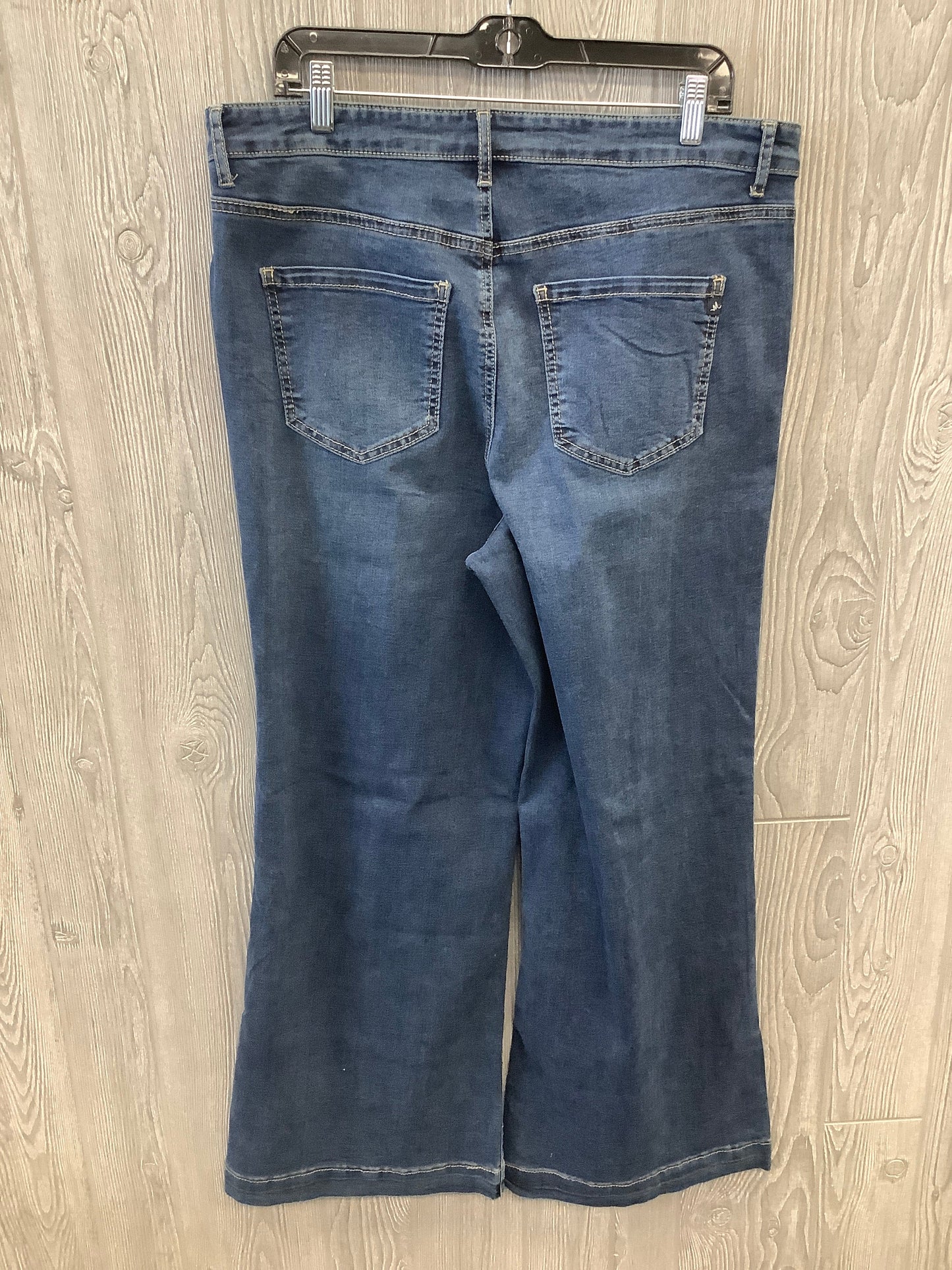 Jeans Wide Leg By Maurices In Blue Denim, Size: 16