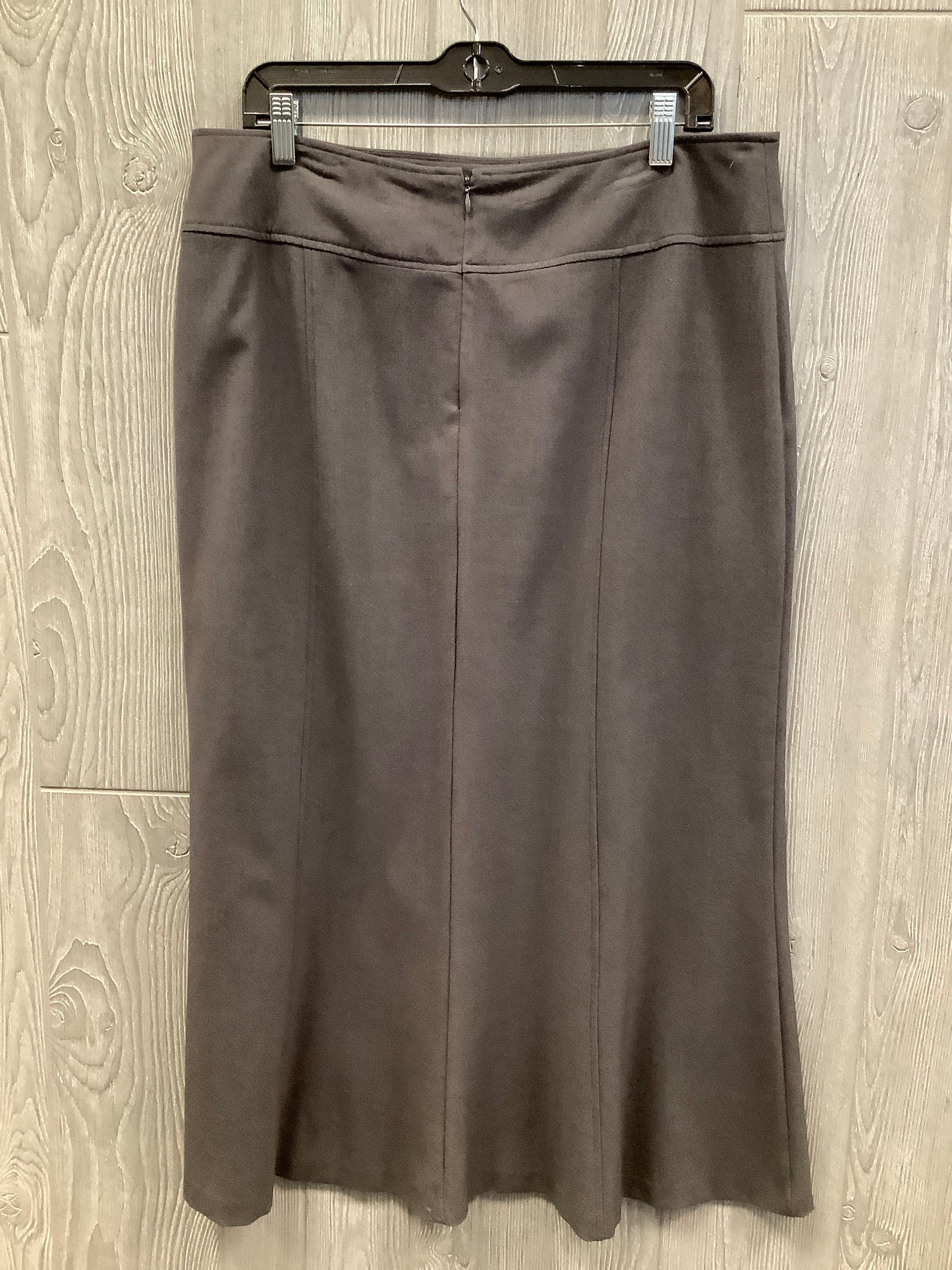 Skirt Maxi By Dressbarn In Grey, Size: 14