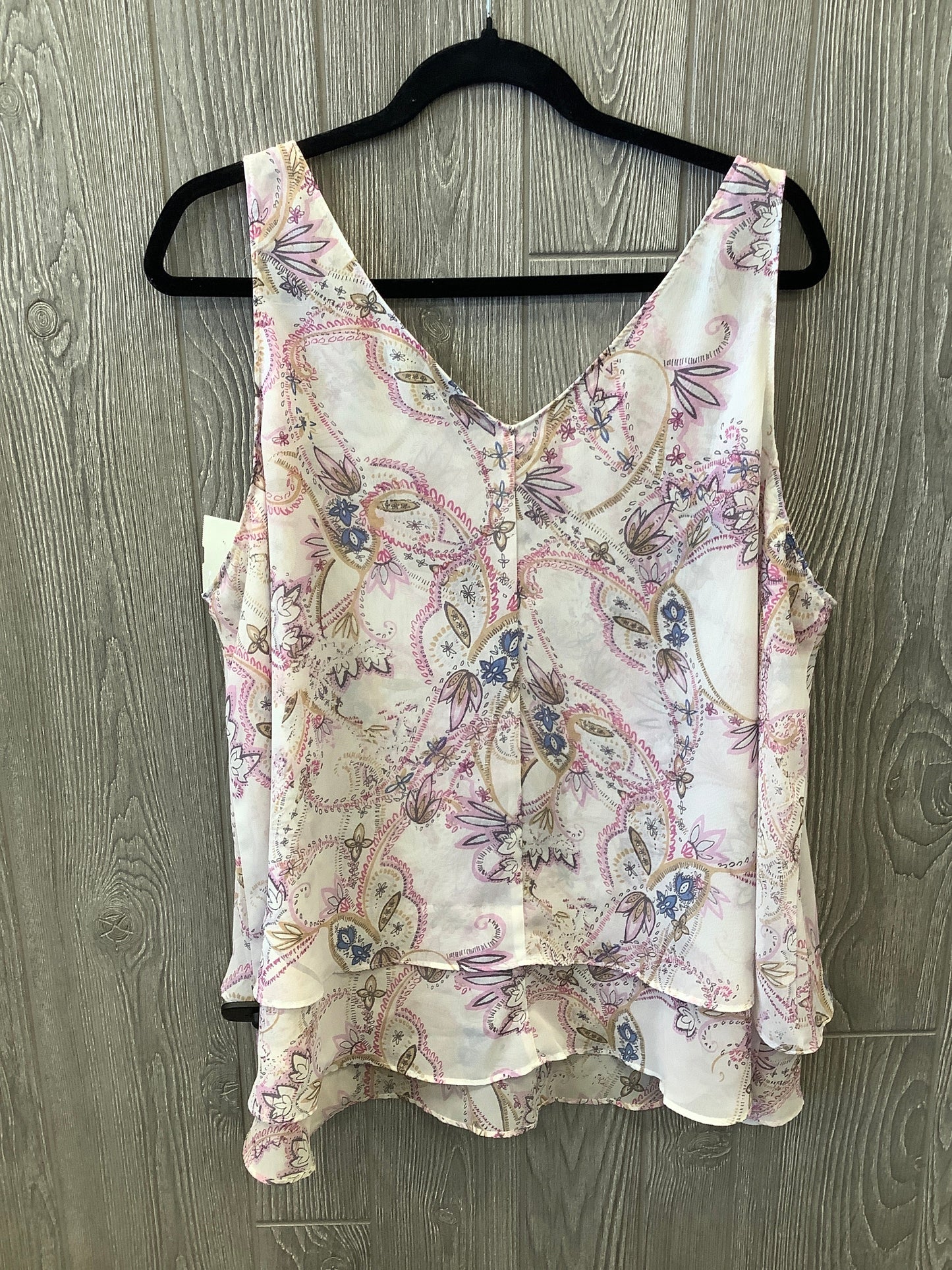 Top Sleeveless By Lane Bryant In Pink, Size: 1x