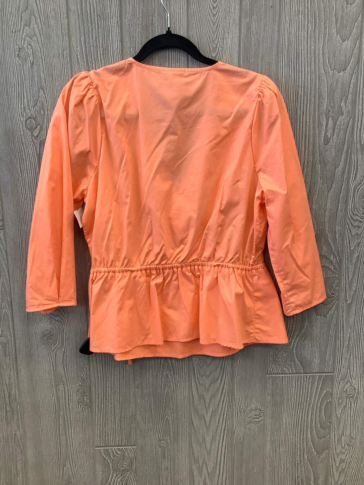 Top Long Sleeve By A New Day In Orange, Size: M