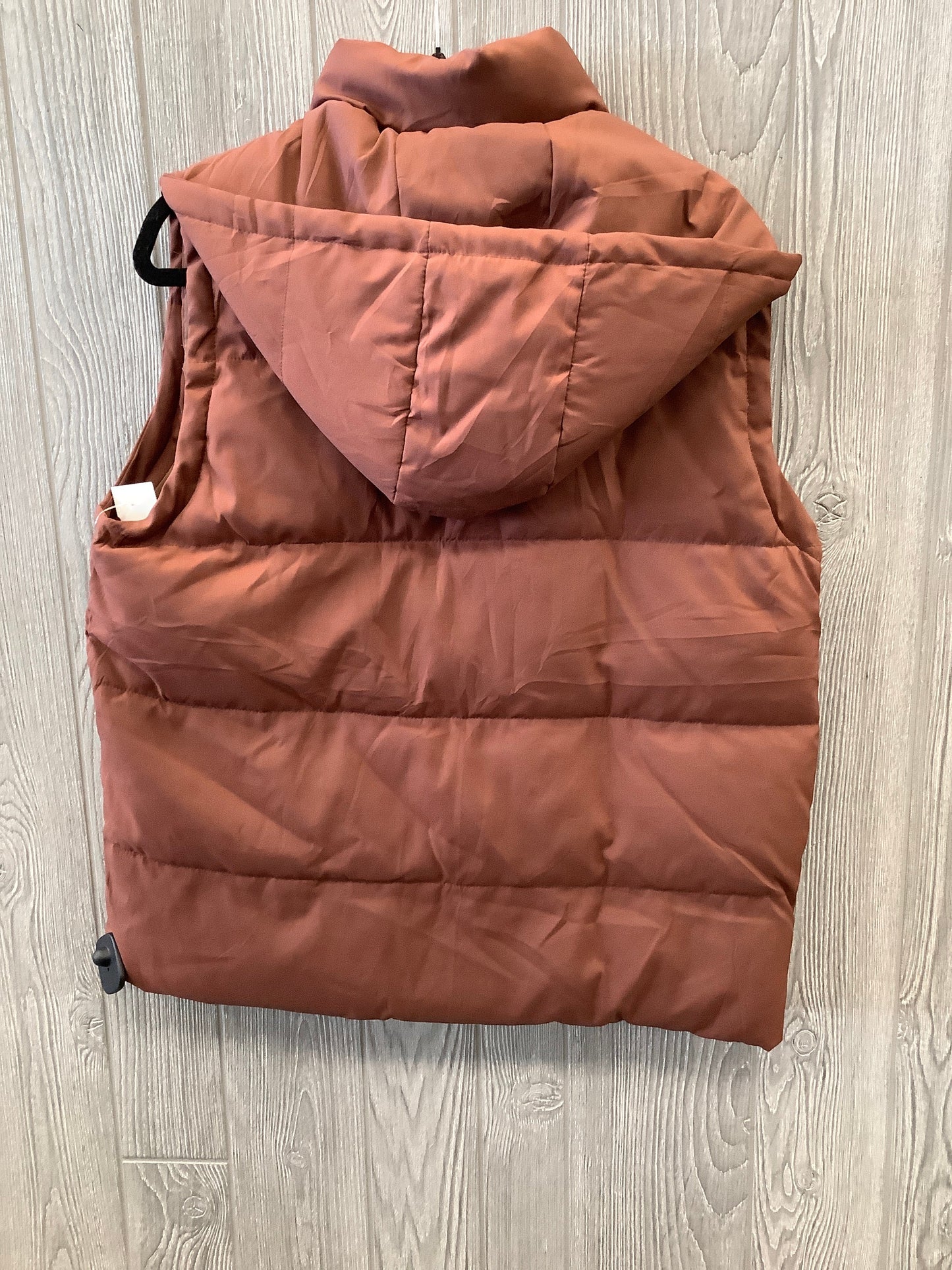 Vest Puffer & Quilted By Cme In Brown, Size: S