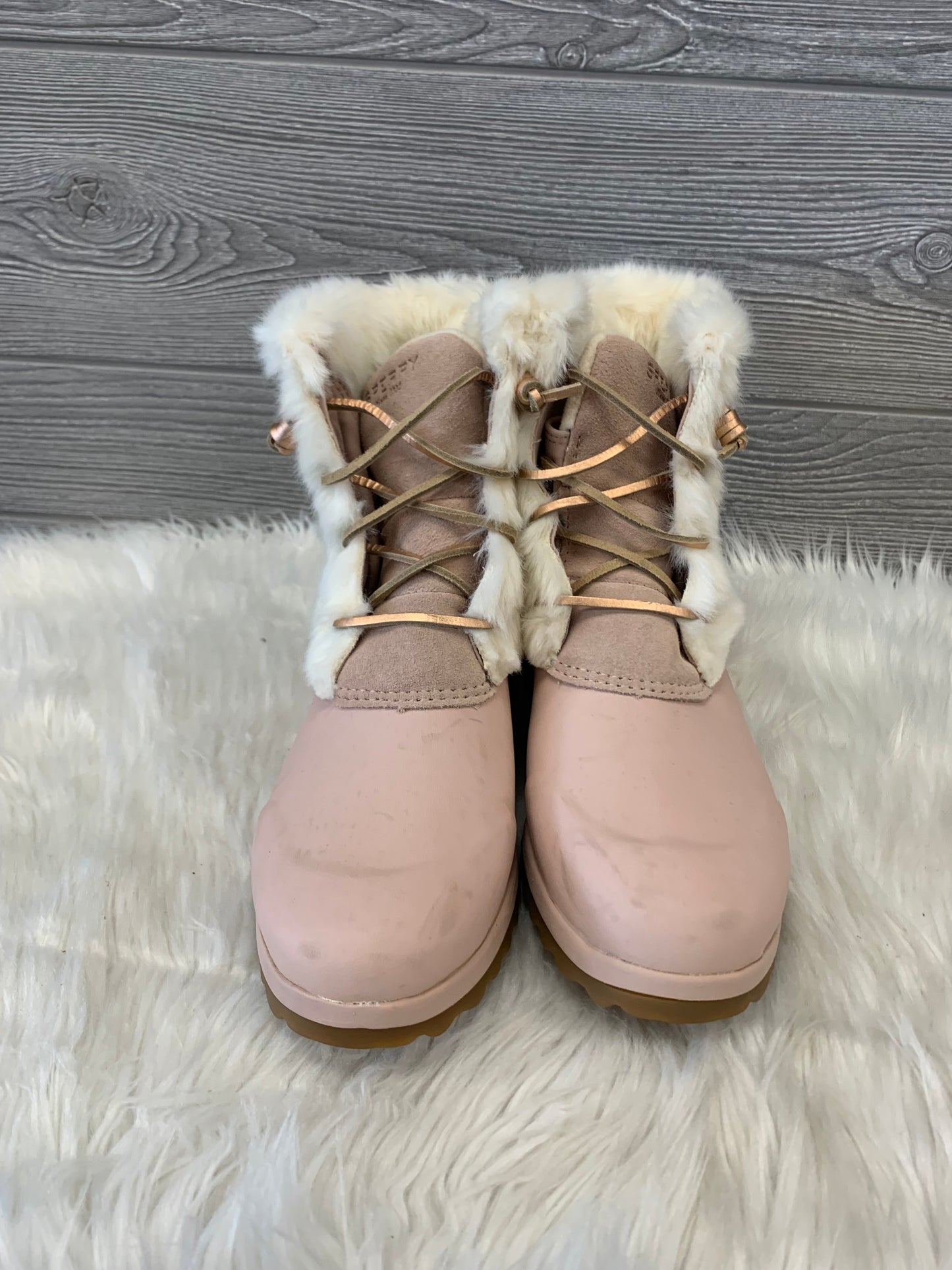 Boots Snow By Sperry In Pink, Size: 9