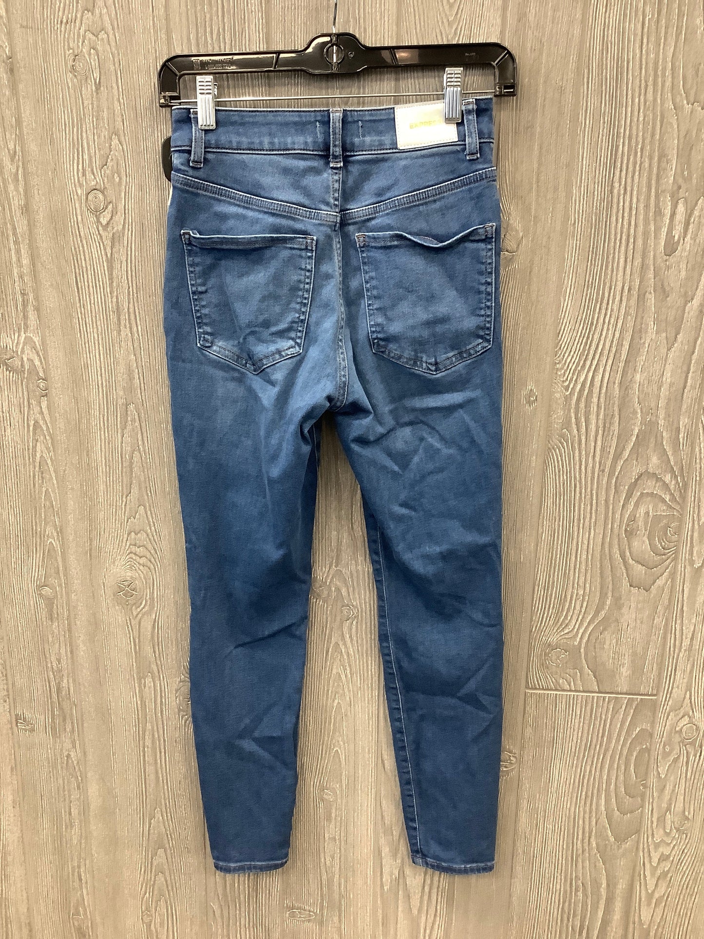 Jeans Skinny By Express In Blue Denim, Size: 0